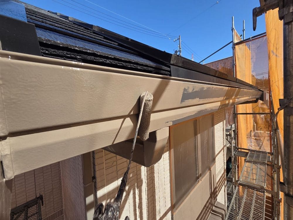 桑名市の外壁塗装、屋根塗装をリペイント匠が施工した写真