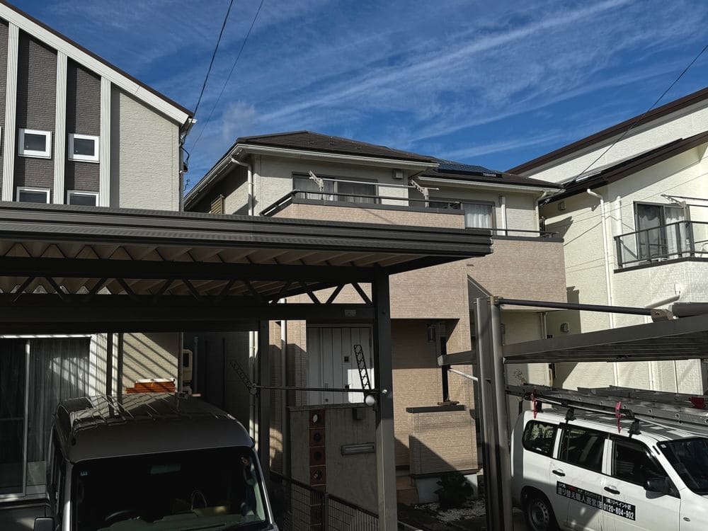 四日市市で外壁塗装をリペイント匠が施工した写真