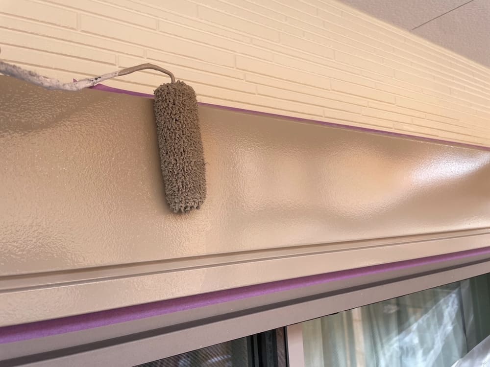 K様(津)シャッターボックス(上塗り) (4) 津市で外壁塗装、屋根塗装をリペイント匠が施工した写真