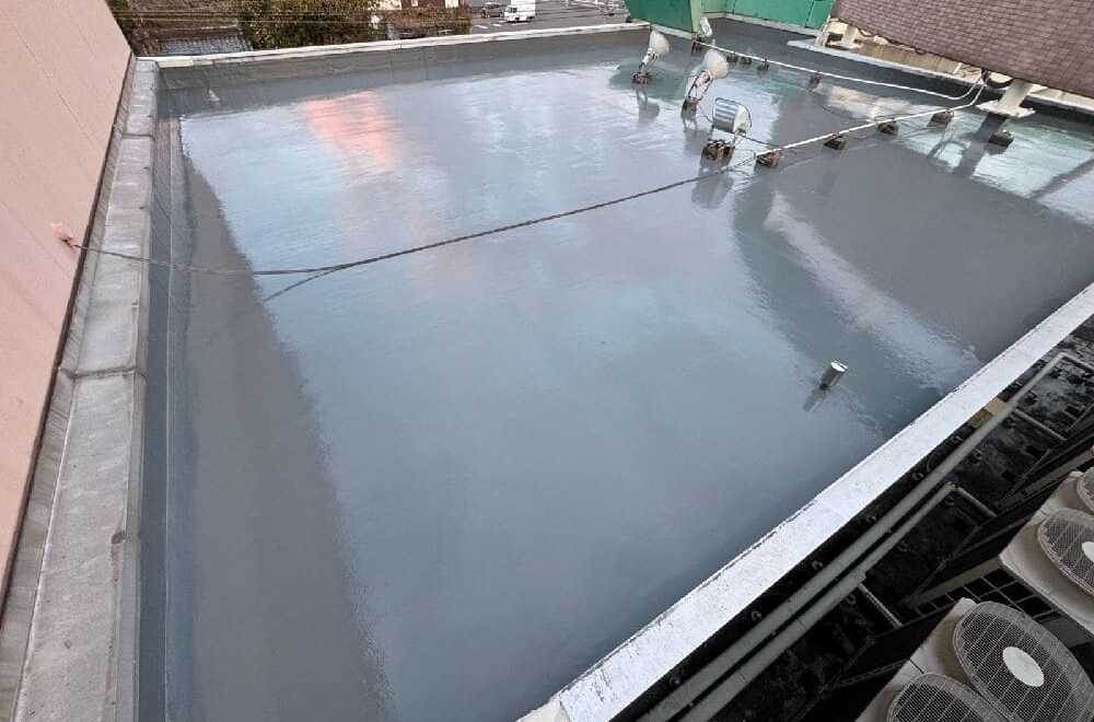 津市の防水工事をリペイント匠が施工した写真
