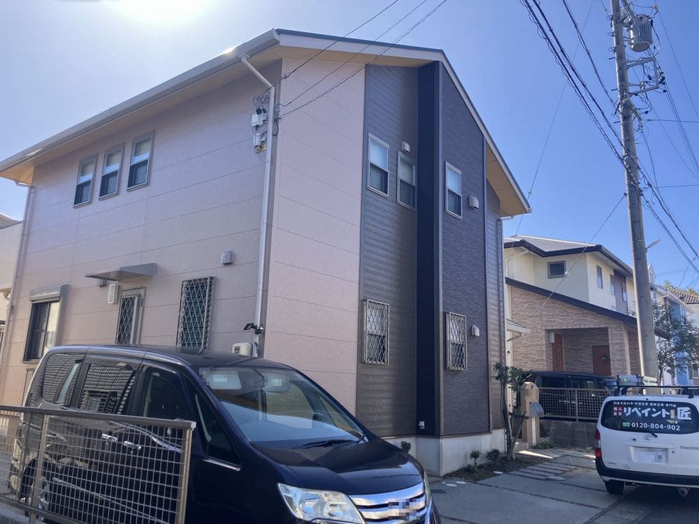 津市の外壁塗装をリペイント匠が施工した写真