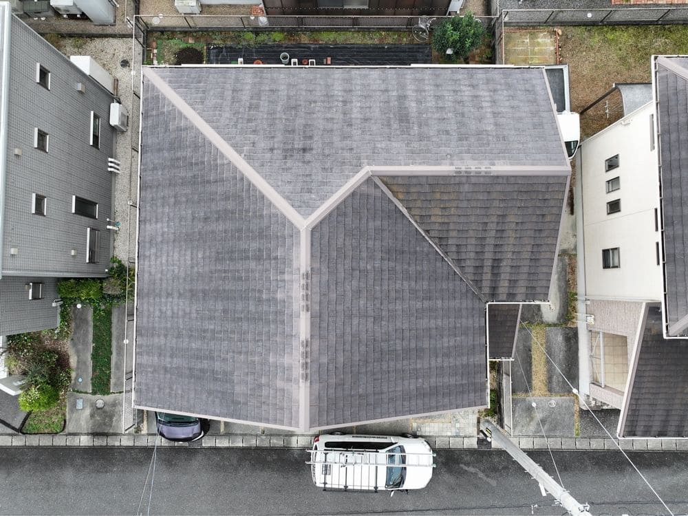 津市の外壁塗装、屋根塗装、防水工事をリペイント匠が施工した写真