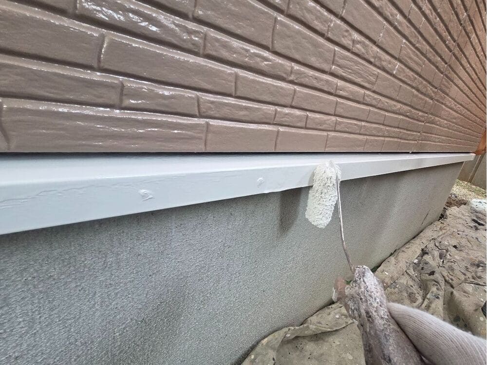 鈴鹿市で外壁塗装、防水工事をリペイント匠が施工した写真