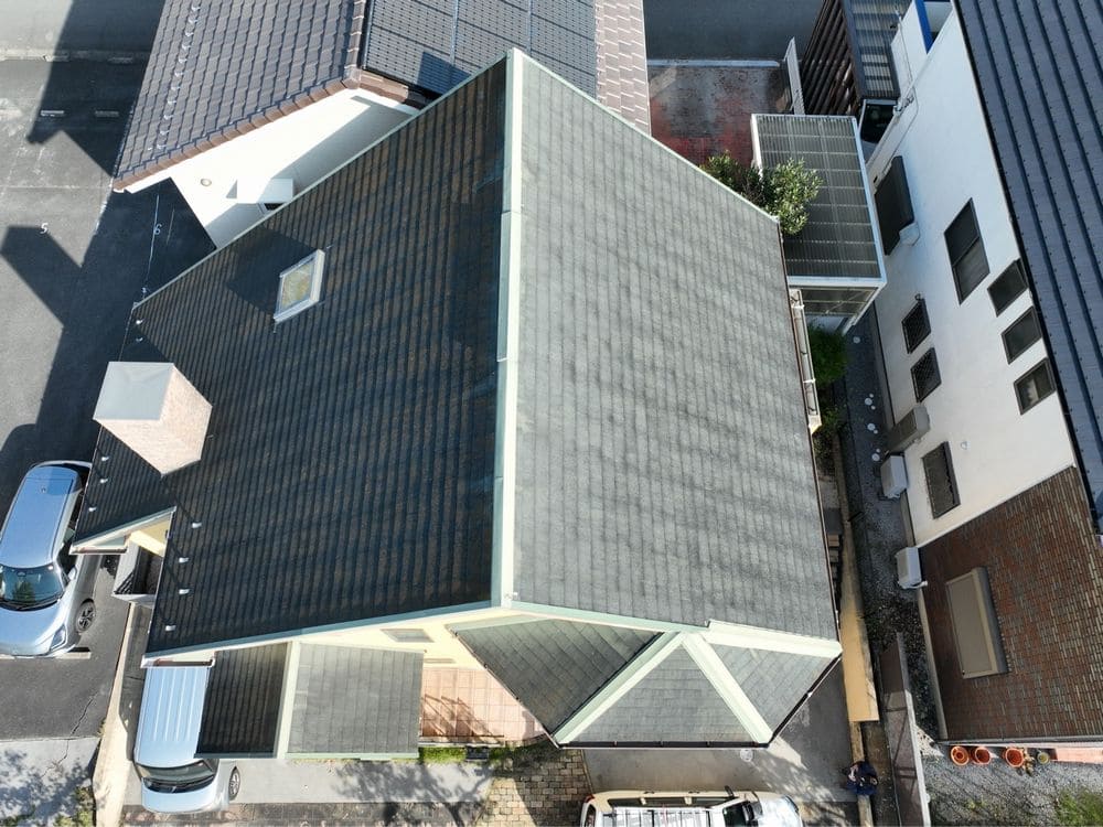 桑名市の外壁塗装、屋根塗装、防水工事をリペイント匠が施工した写真