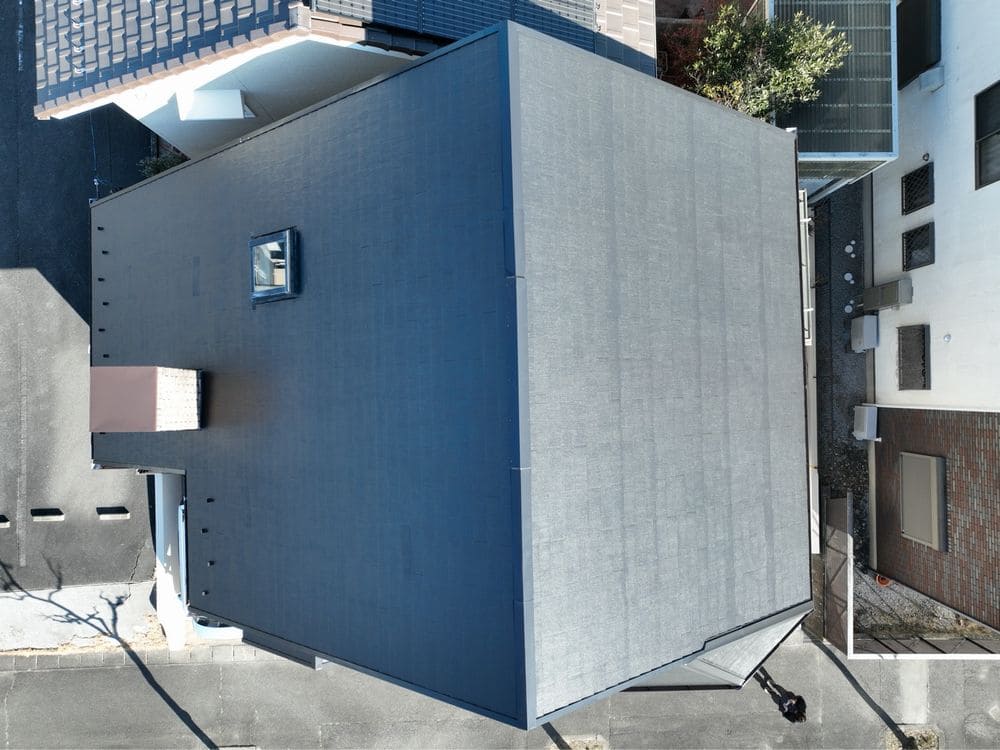 桑名市の外壁塗装、屋根塗装、防水工事をリペイント匠が施工した写真