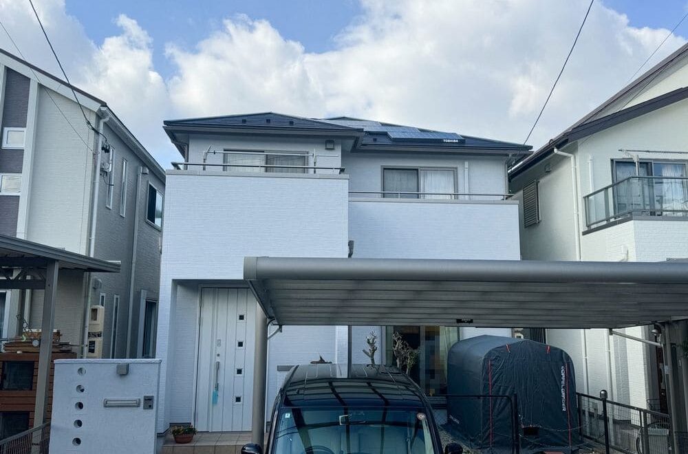 四日市市で外壁・屋根塗装をリペイント匠が施工した写真