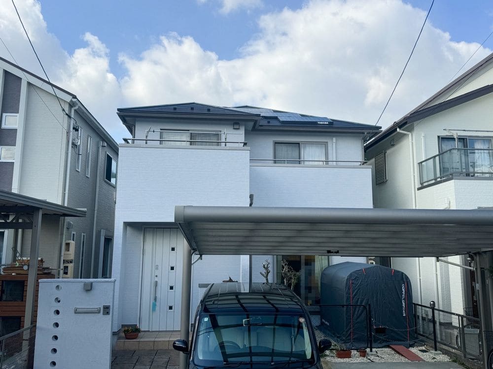 四日市市で外壁・屋根塗装をリペイント匠が施工した写真