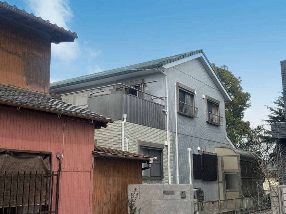 鈴鹿市で外壁塗装と防水工事をリペイント匠が施工した写真